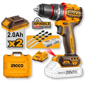 ELETTROUTENSILI TRAPANO PERCUSS.20V C/2BAT 2AH+CAR. Elettroutensili TRAPANO PERCUSS.20V C/2BAT 2AH+CAR. Elettroutensili