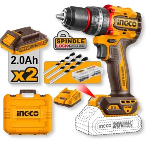 ELETTROUTENSILI TRAPANO PERCUSS.20V C/2BAT 2AH+CAR. Elettroutensili TRAPANO PERCUSS.20V C/2BAT 2AH+CAR. Elettroutensili